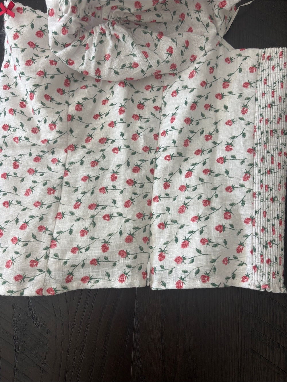 Reformation Marella Puff Sleeve Linen Top - Picture 5 of 7